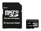 Карта Secure Digital Silicon Power micro SDHC Card 16GB Class 6 + SD adapter